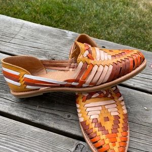 Mexican leather shoes